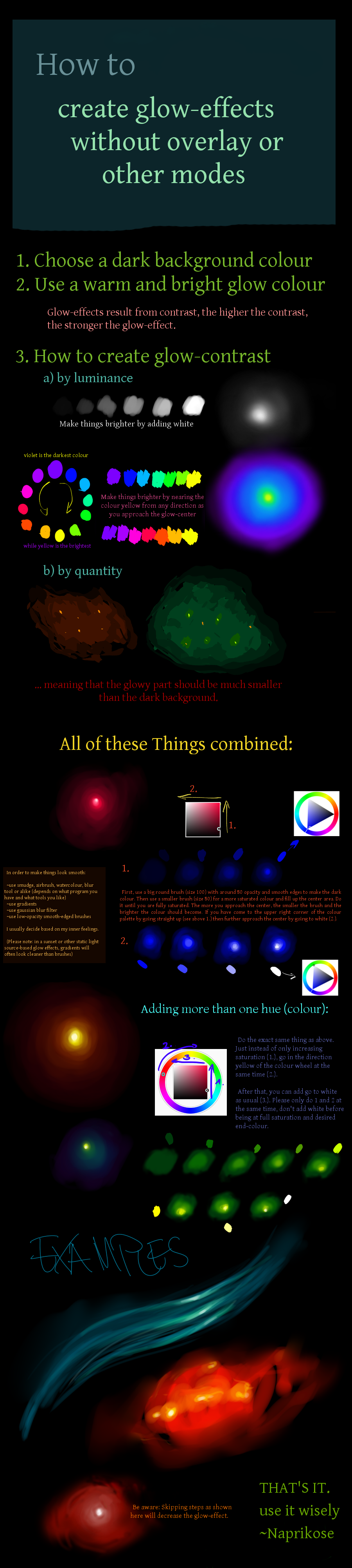 Tutorial: Glow effects by Naprikose on DeviantArt