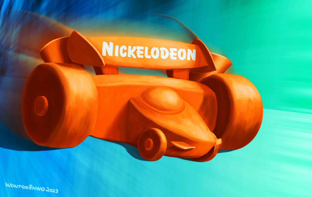 Nickelodeon Logo - Race Car/Dragster by WontonRhino on DeviantArt