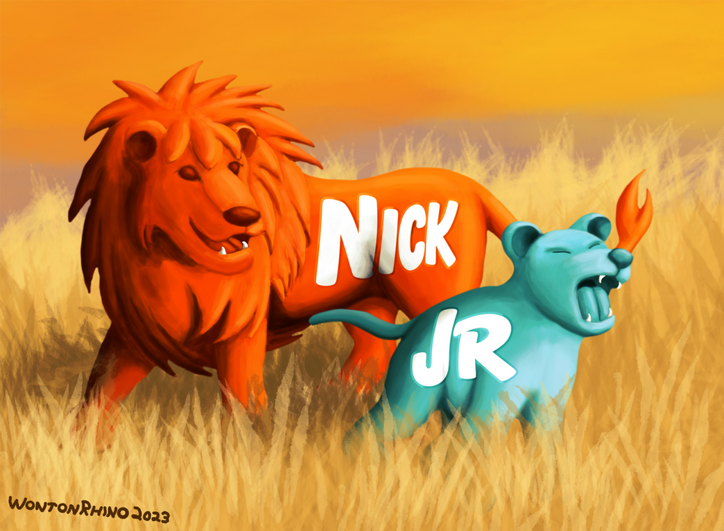 Jr. Son Deviantart Nick Jr Logo - Lions by WontonRhino on DeviantArt