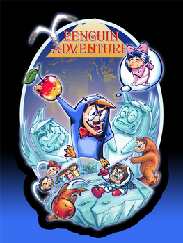 Camiseta Penguin Adventure