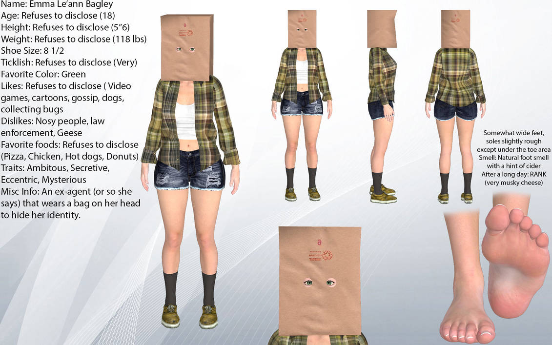 Emma Ref Sheet By Raijin44 On DeviantArt