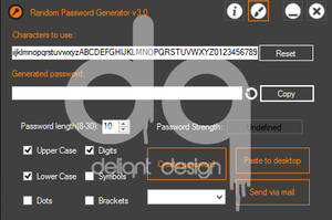 Random Password Generator v3.0 Interface