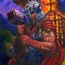 THORKIL THE VIKING Painting