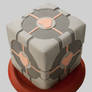 Companion cube cake