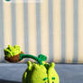 Cabbage-pult from 'Plants vs Zombies' crochet toy