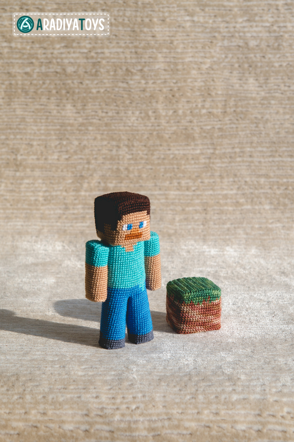 Steve from 'Minecraft', amigurumi toy