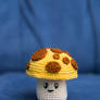 Sun-shroom from 'Plants vs Zombies', crochet toy