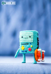 BMO from 'Adventure Time', amigurumi pattern