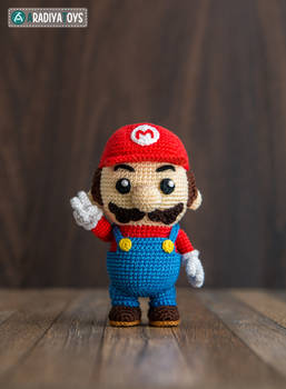 Mario from 'Super Mario Bros.' collection, pattern