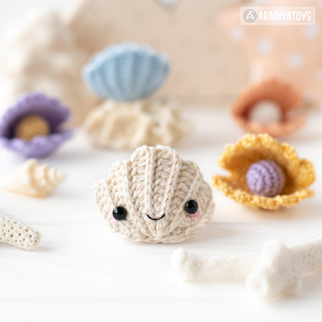 Baby Seashell FREE pattern by AradiyaToys by AradiyaToys on