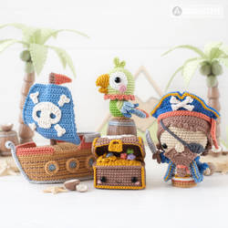 Treasure Island crochet pattern by AradiyaToys