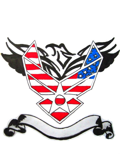 Air Force tattoo by brittani2005 on DeviantArt Air Force tattoo by brittani2005 on DeviantArt