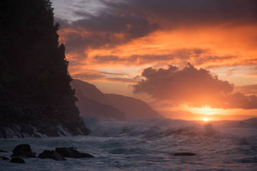 Ke`e Beach, Kauai, Hawaii