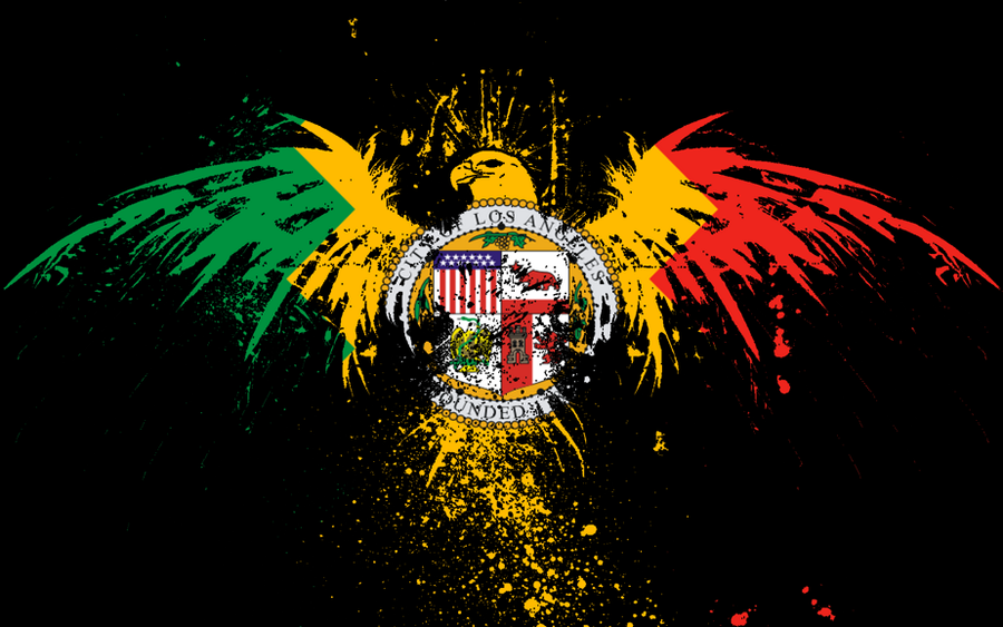 Лос анджелес флаг Лос анджелес флаг