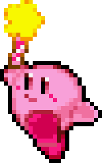 Kirby with the Star Rod by Newageretrogames164 on DeviantArt