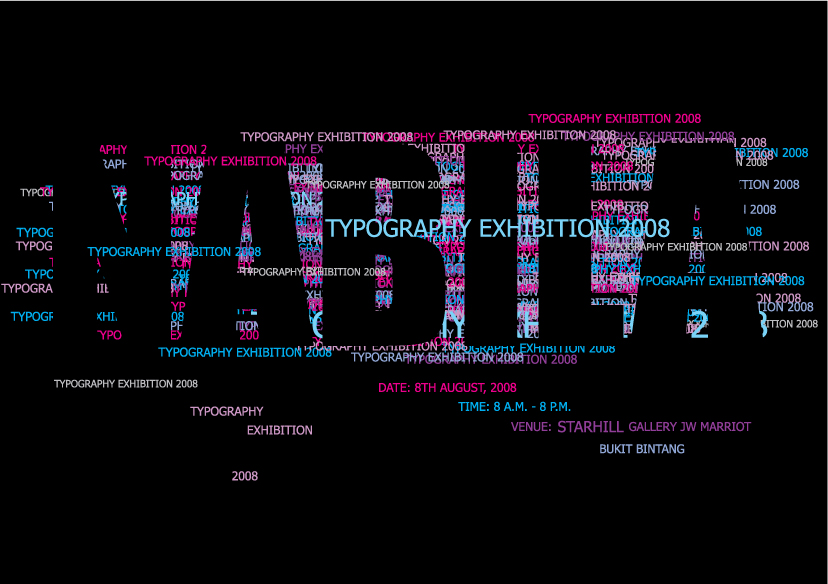 Typography exhibition 2008