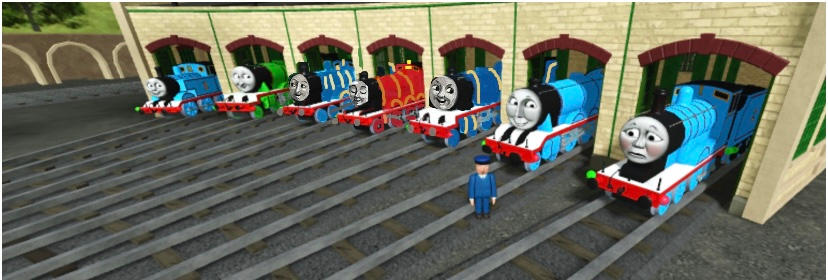 Rms First Red Engine Sodor online: 87546 98462 and the first red engine by ...