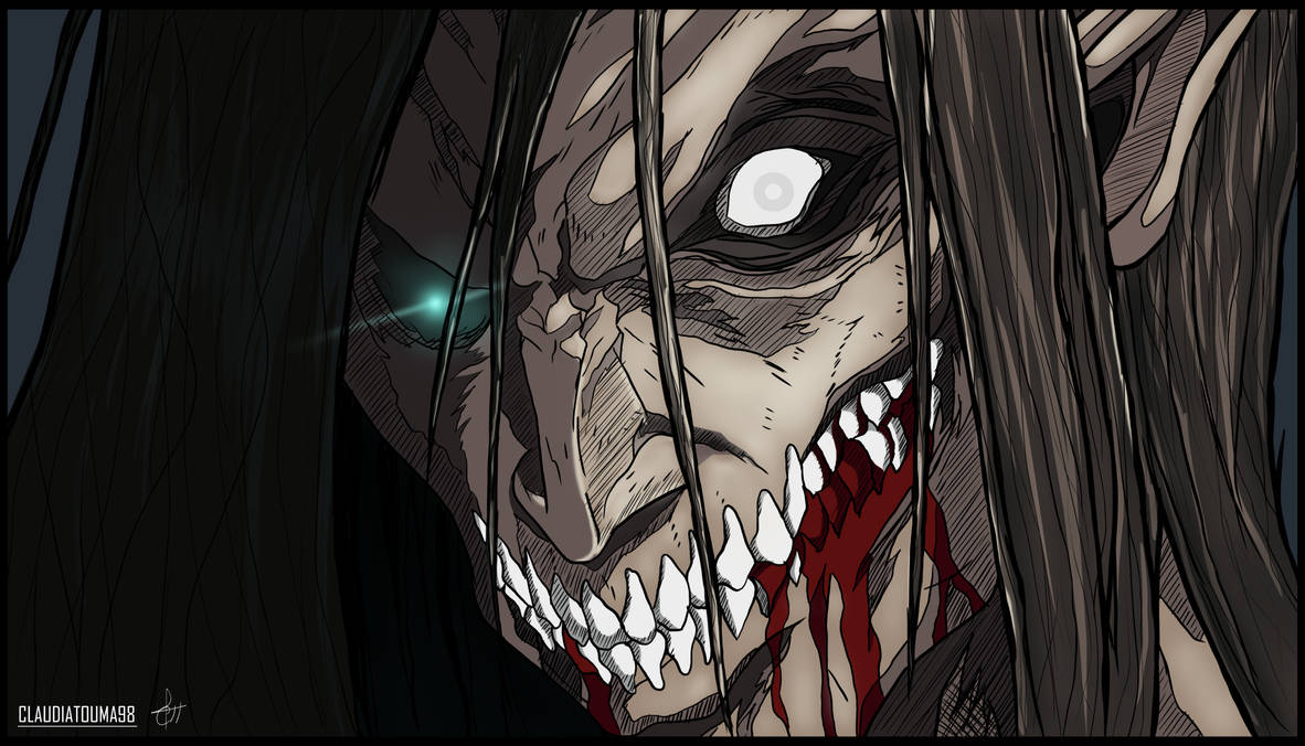 EREN JAEGER - TITAN FORM by Claudiatouma98 on DeviantArt