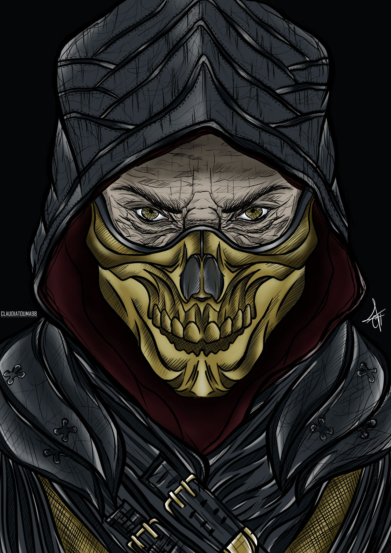 Scorpion Mortal Kombat By Claudiatouma98 On Deviantart Scorpion Mortal Kombat By Claudiatouma98 On Deviantart