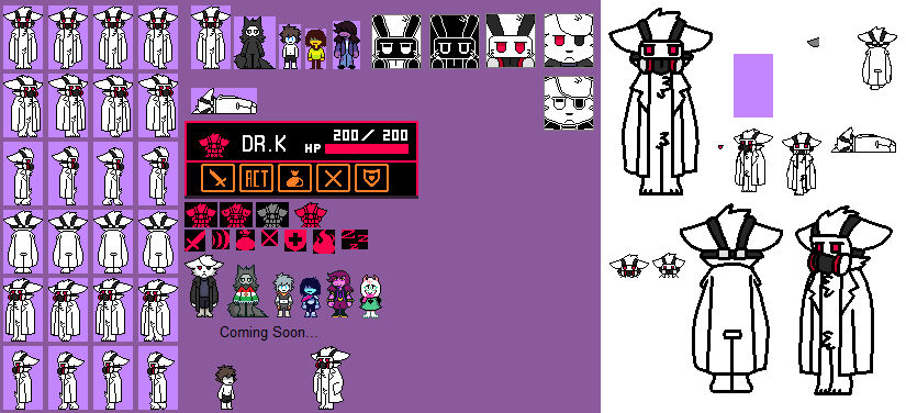 Changed Doctor Dr. K (Changed) - Undertale, Deltarune Style v1 by SFG1235Deviantart on ...