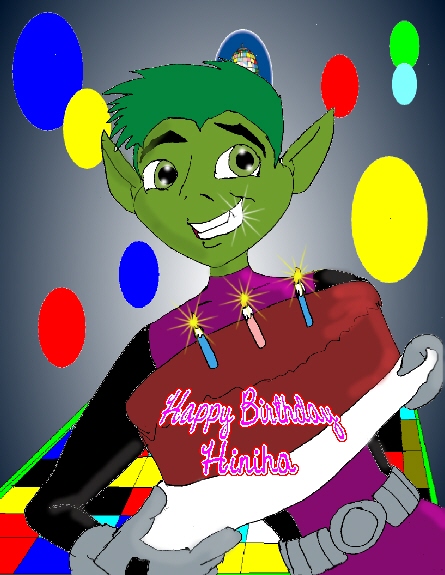 Happy birthday from Beast Boy