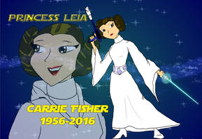 My tribute to Carrie Fisher