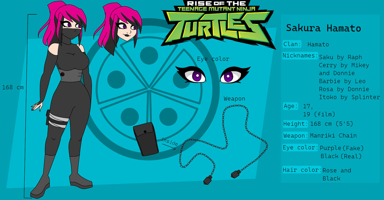 Humans Rottmnt Female RotTmnT Profile Oc Female Sakura Hamato by Sakurany on DeviantArt