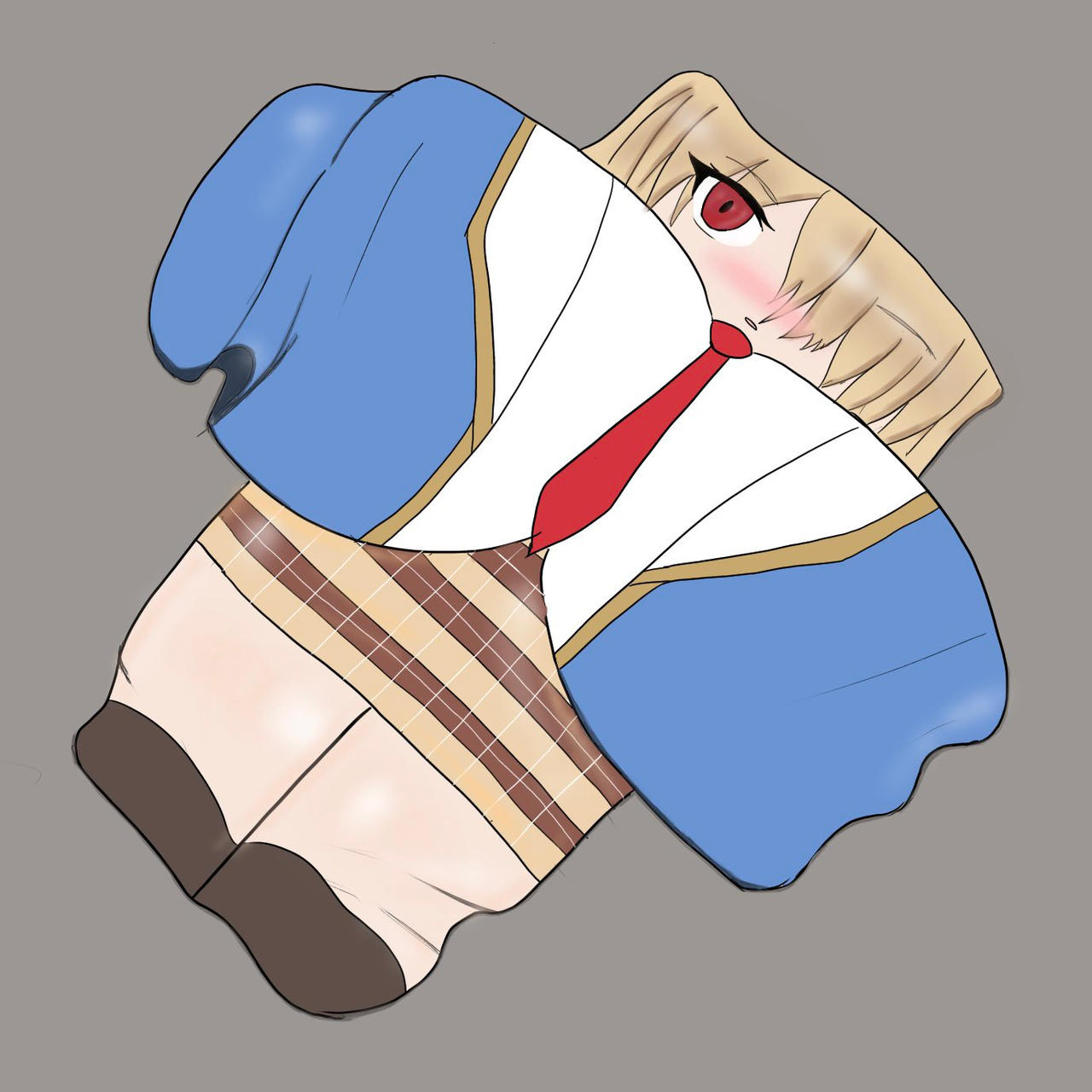 Ruka flattened by UONTYU on DeviantArt