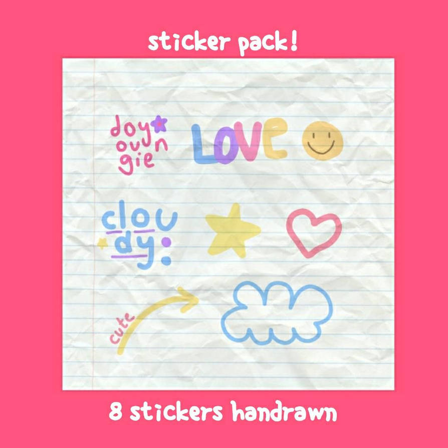 sticker pack ! by Noirucci on DeviantArt