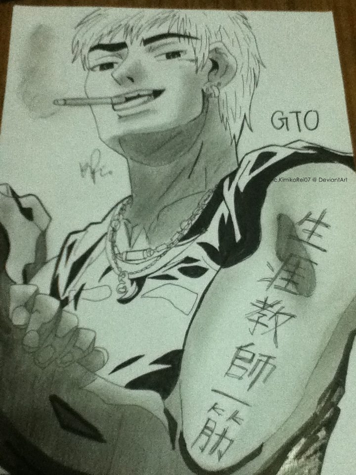 GTO Onizuka Drawing