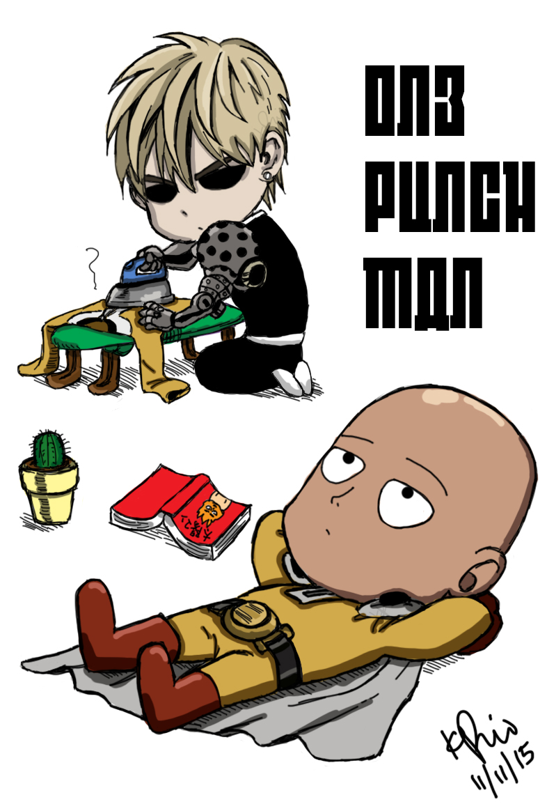 One Punch Man Chibi Tablet Drawing