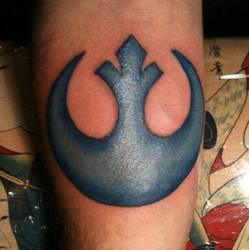 Rebel Alliance Blue Squadron Tattoo