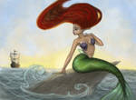 Ariel and ship