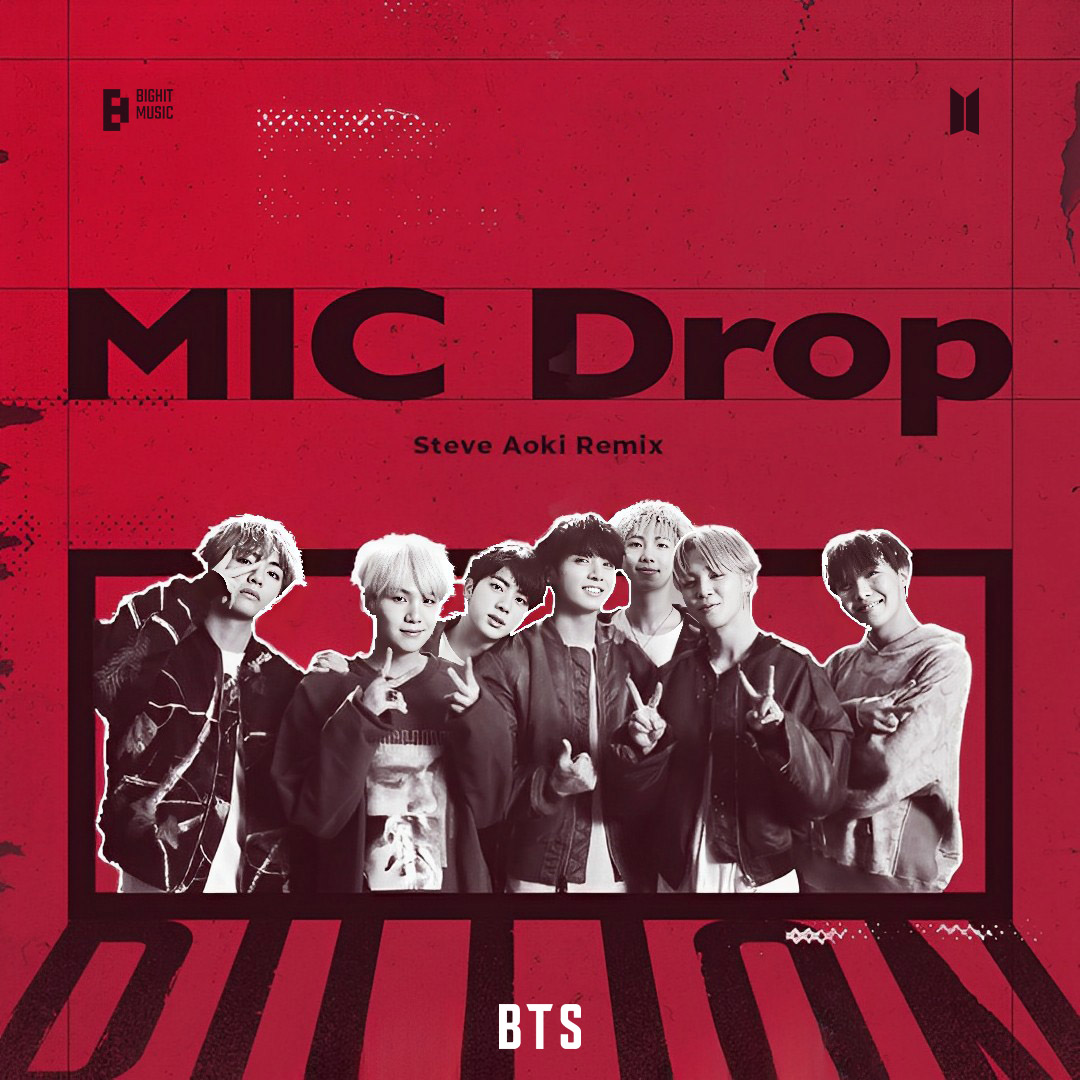 Mic Drop Rapp's BTS - MIC Drop Album Cover by KUNP0327 on DeviantArt