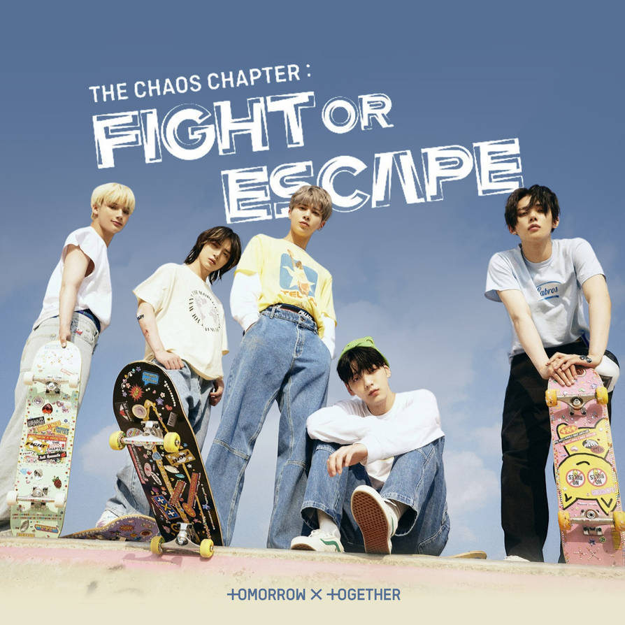 TXT The Chaos Chapter FIGHT OR ESCAPE AlbumCover By KUNP0327 On txt-the-chaos-chapter-fight-or-escape-albumcover-by-kunp0327-on