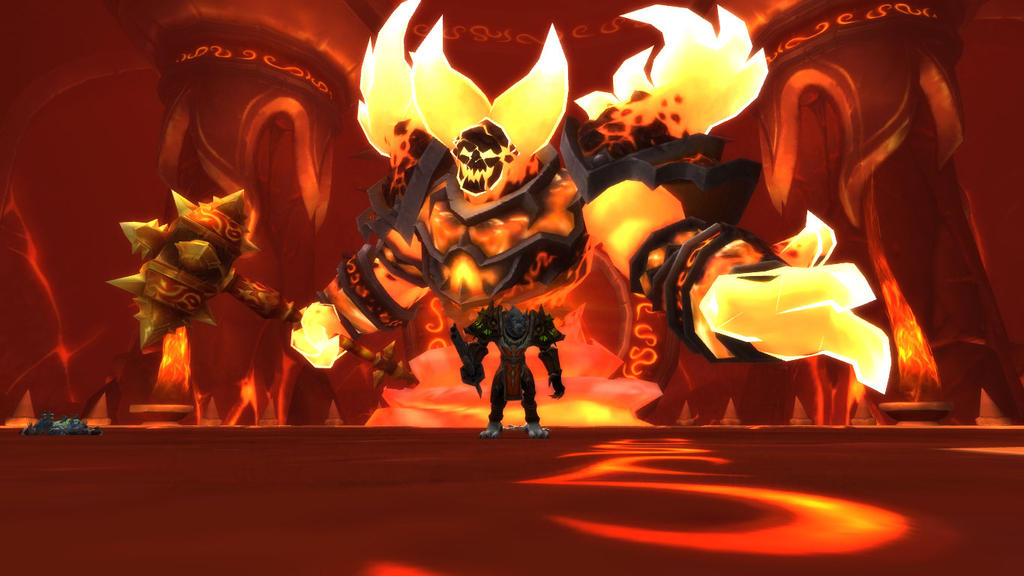 Re Dragon Ragnaros Selfie with Ragnaros. by Penguinking231 on DeviantArt