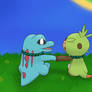 Totodile and Chespin