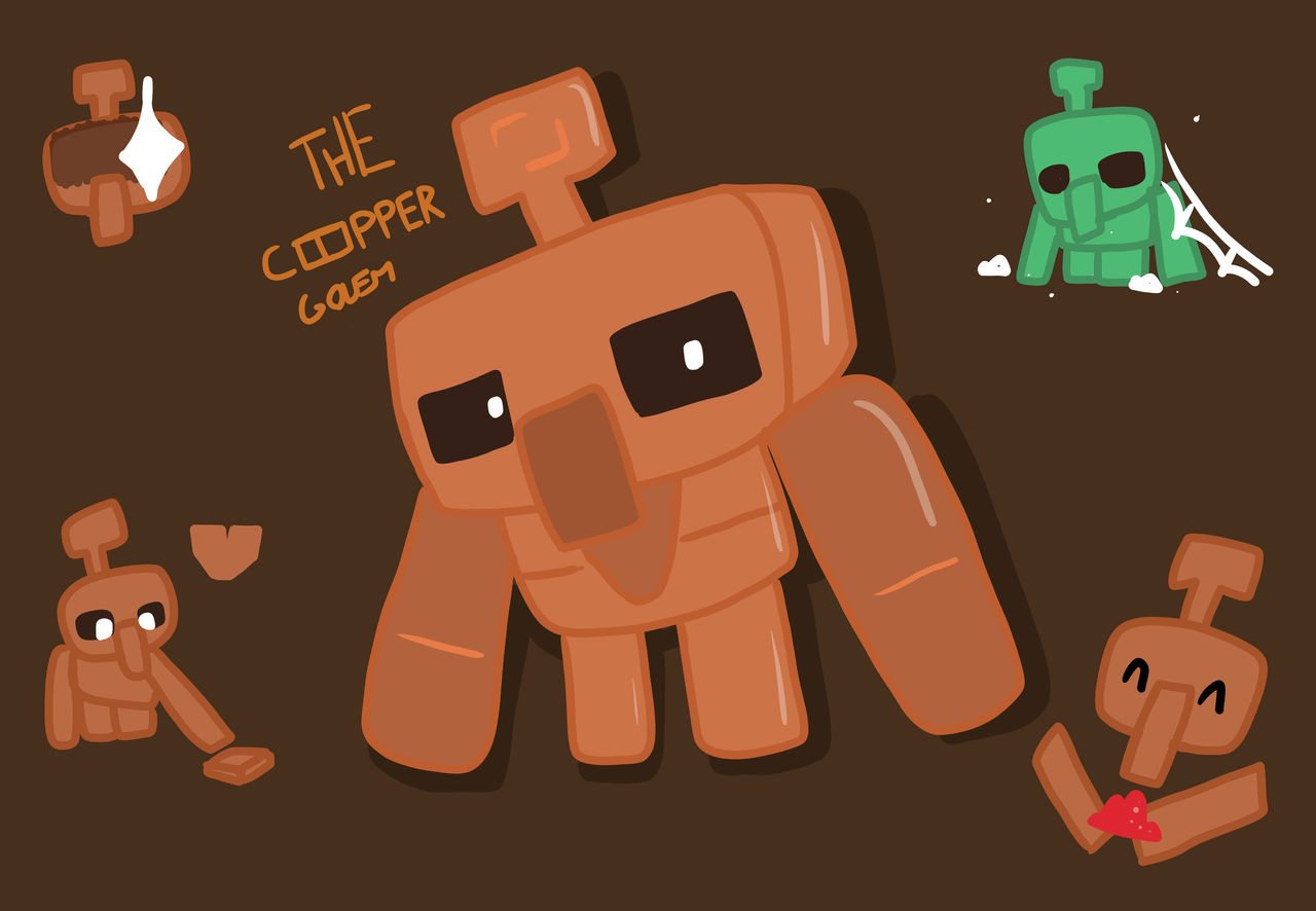 MInecraft Mob Vote 2021 The Copper Golem By LoocaYT On DeviantArt minecraft-mob-vote-2021-the-copper-golem-by-loocayt-on-deviantart