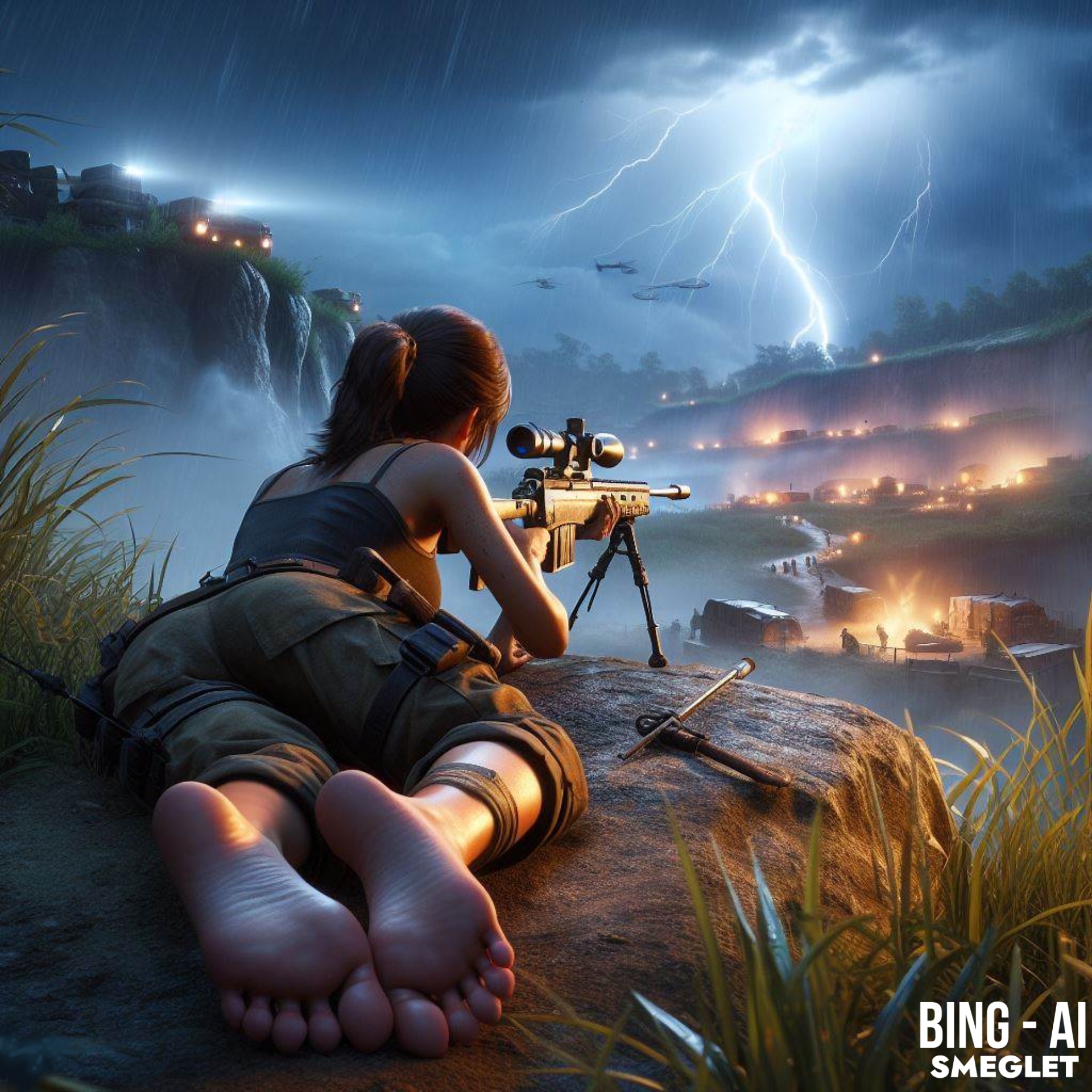 Let's try Ai Tomb Raider The perfect shot 1 by Smeglet on DeviantArt