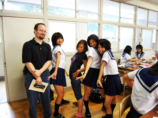 With Japanese School Girls 2