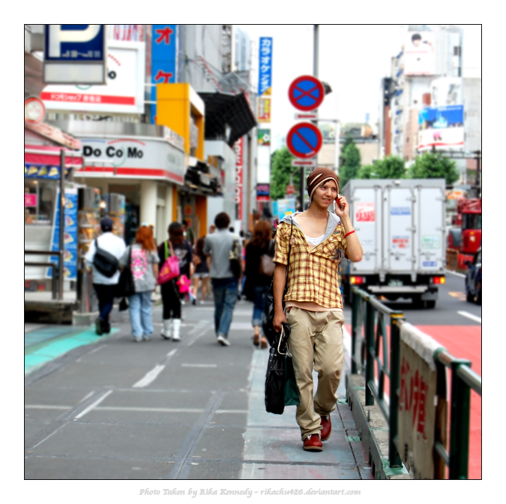 Talking on Cell Phone - Tokyo