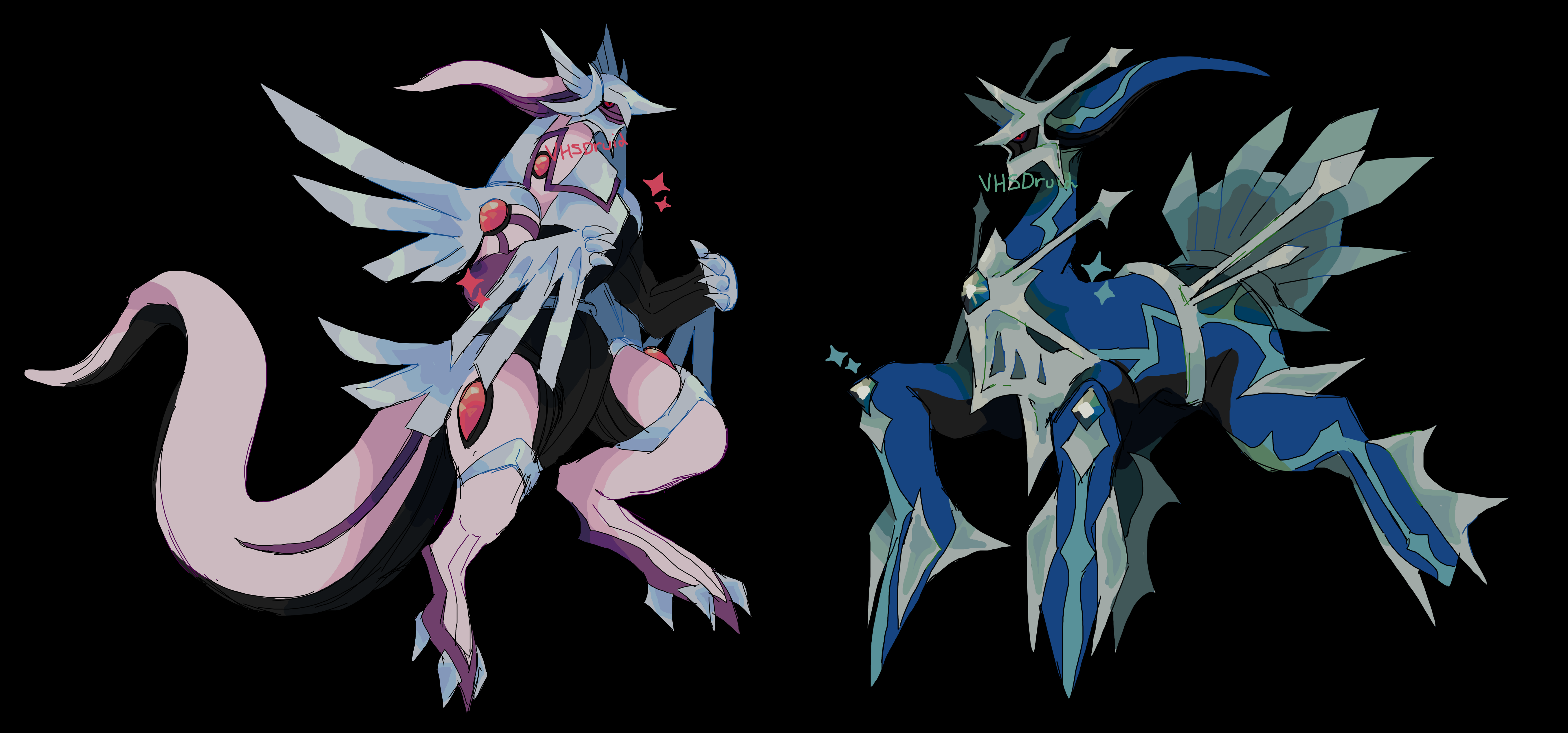 Origin Dialga + Origin Palkia + Origin Giratina = Arceus 