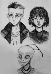 Realistic characters from Invader Zim