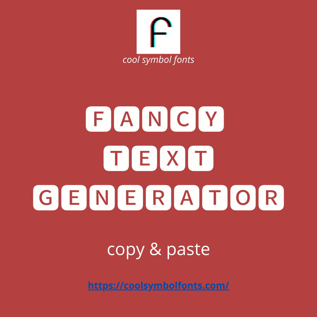 Cool fancy text generator | Cool Font Changer by coolsymbolfonts ...