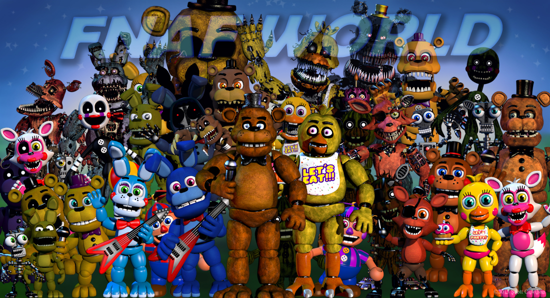 A little teaser for FNaF World RPG Kit : r/fivenightsatfreddys