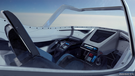Scifi Futuristick Fighter Cockpit
