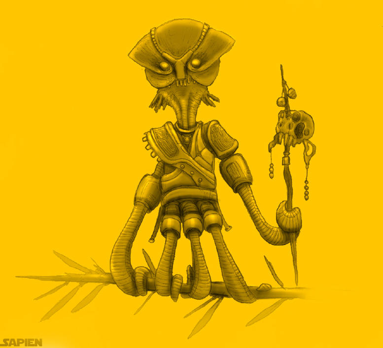 Tribal Alien by danieljoelnewman on DeviantArt
