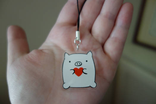 Love Pig Charm