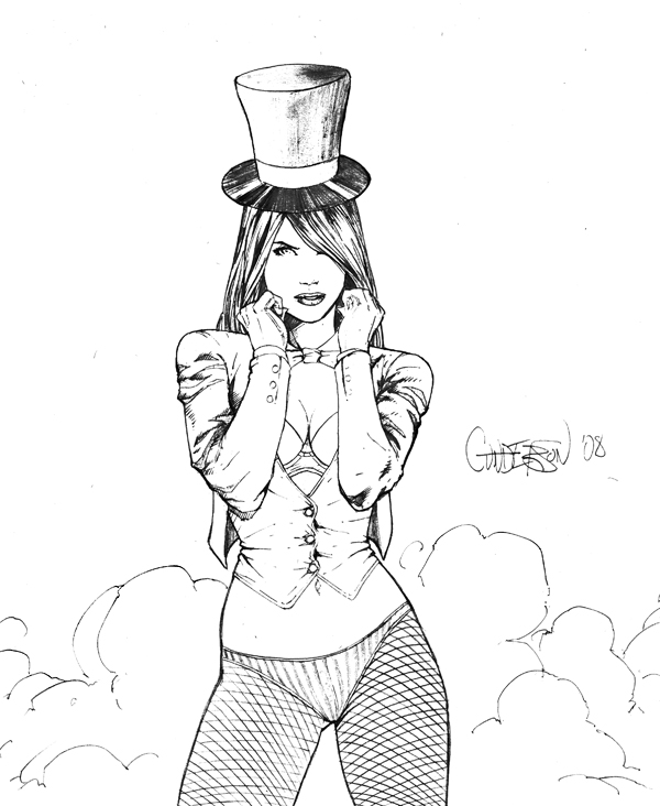 Zatanna sketch 08