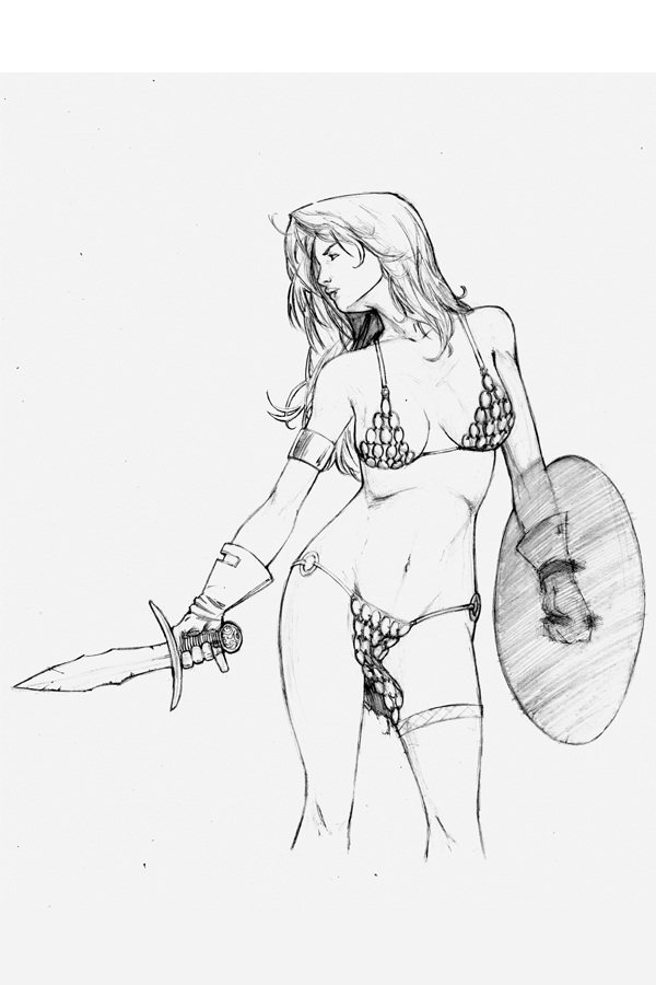 Red Sonja C2E2 2010 Sketch